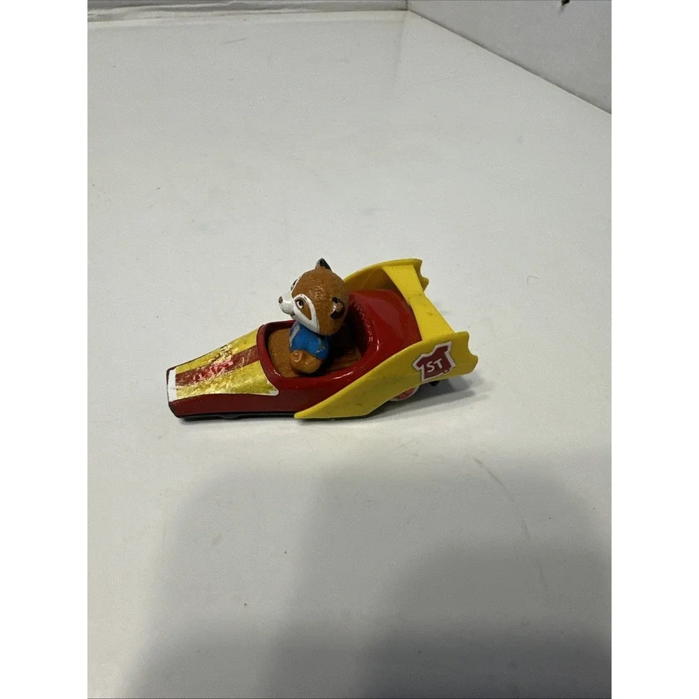ERTL Shirt Tales Rick‎ RACOON Die Cast Car 1980 Hallmark Card 3